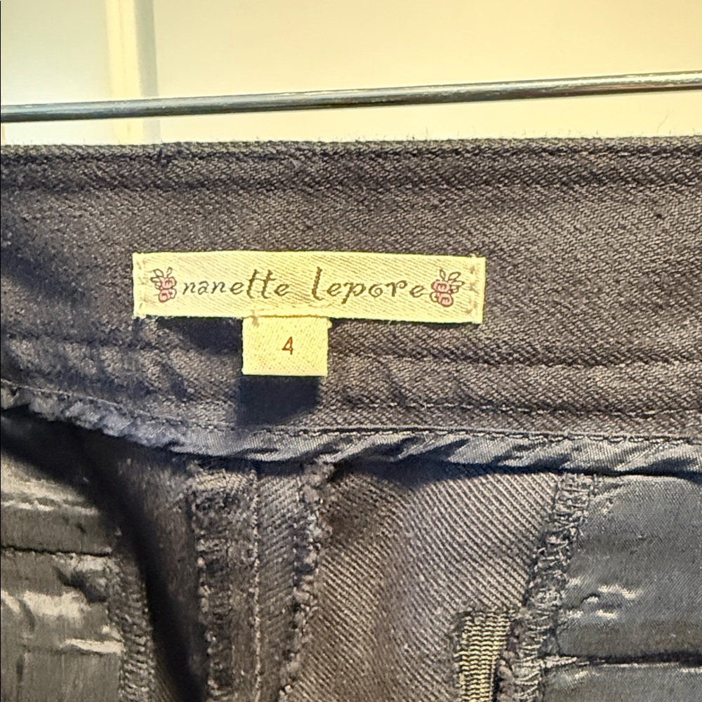 Nanette Lepore Elegant Black Women's Trousers - Picture 4 of 7